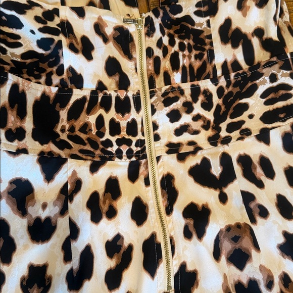 gorgeous Leopard Halter Romper - Brown & Black - Picture 9 of 15